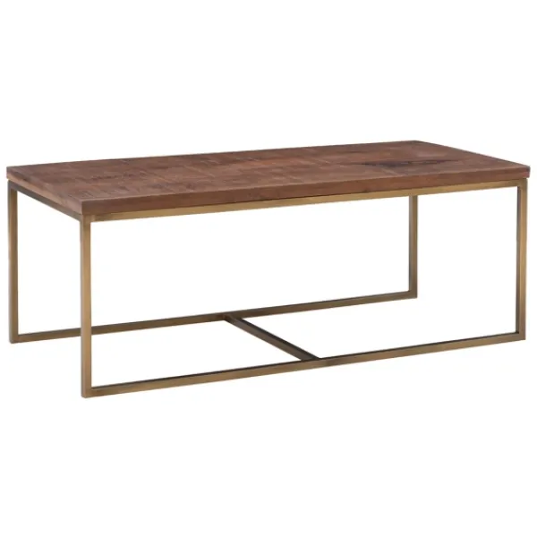 Coffee Tables-Kirkland's Home Golden Nesting 3-Pc. Coffee And Accent Table Set Brown