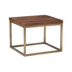 Coffee Tables-Kirkland's Home Golden Nesting 3-Pc. Coffee And Accent Table Set Brown