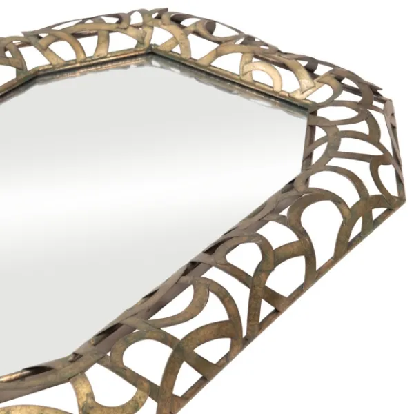 Decorative Mirrors-Kirkland's Home Golden Ringed Octopus Framed Mirror