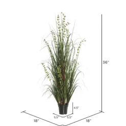 Trees & Topiaries-Kirkland's Home Grass And Eucalyptus Potted Plant