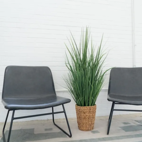 Arrangements & Greenery-Kirkland's Home Grass Arrangement In Natural Woven Basket Green