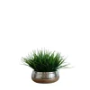 Arrangements & Greenery-Kirkland's Home Grass Arrangement In Silver Ceramic Bowl Green/Silver