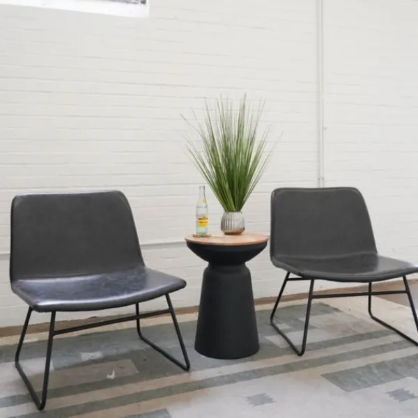 Arrangements & Greenery-Kirkland's Home Grass Arrangement In Silver Ribbed Pot Green/Silver