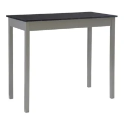 Dining Sets-Kirkland's Home Gray And Black 3-Pc. Stool And Table Set