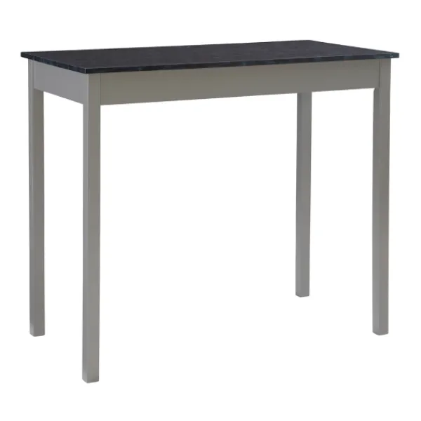 Dining Sets-Kirkland's Home Gray And Black 3-Pc. Stool And Table Set