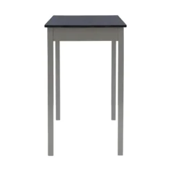 Dining Sets-Kirkland's Home Gray And Black 3-Pc. Stool And Table Set