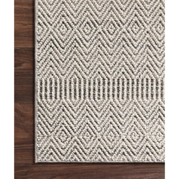 Outdoor Rugs-Kirkland's Home Gray And Bone Zig Zag Outdoor Area Rug, 5X7 Gray/Ivory