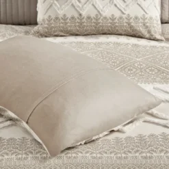 Duvets-Kirkland's Home Gray And White 3-Pc. California King Duvet Set Gray/White
