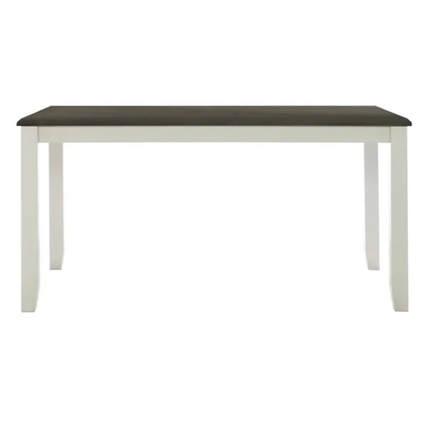 Dining Tables-Kirkland's Home Gray And White Two-Toned Wood Dining Table Gray/White