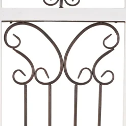 Wall Plaques-Kirkland's Home Gray Angelic Scrollwork Panel Wall Plaque Gray/Tan