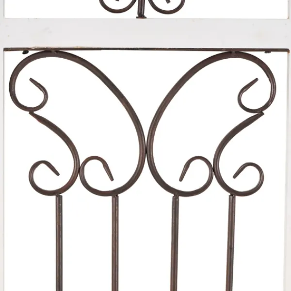 Wall Plaques-Kirkland's Home Gray Angelic Scrollwork Panel Wall Plaque Gray/Tan