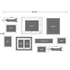Gallery Wall Frames-Kirkland's Home Gray Arrow 10-Pc. Gallery Wall Picture Frame Set