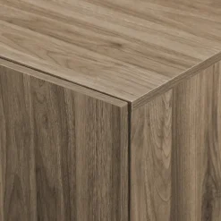 Cabinets & Sideboards-Kirkland's Home Gray Brown Modern 2-Door Sideboard Gray/Brown