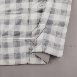 Comforters-Kirkland's Home Gray Buffalo Check 5-Pc. Queen Comforter Set Gray/White