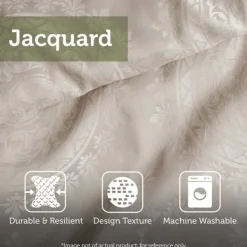 Bedspreads & Coverlets-Kirkland's Home Gray Jacquard Motif 4-Pc. Queen Coverlet Set Gray/White