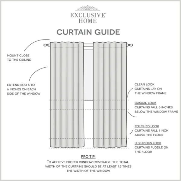 Curtains & Drapes-Kirkland's Home Gray Marl Blackout 2-Pc. Curtain Panel Set, 96 In. Gray/White