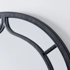 Decorative Mirrors-Kirkland's Home Gray Metal Arched Mirror