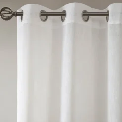 Curtains & Drapes-Kirkland's Home Gray Modern Stripes Curtain Panel, 95 In. Gray/White