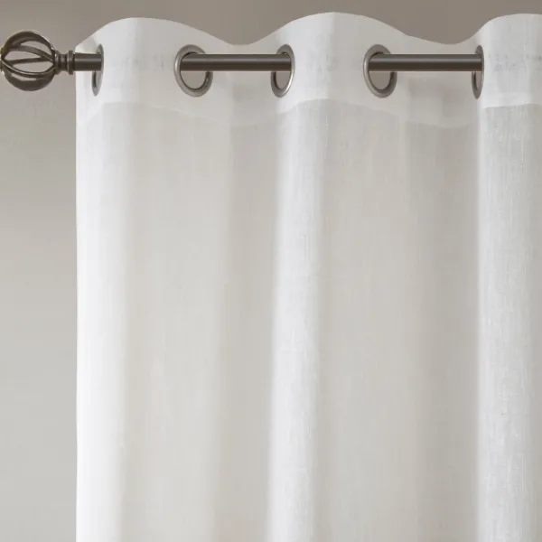 Curtains & Drapes-Kirkland's Home Gray Modern Stripes Curtain Panel, 95 In. Gray/White