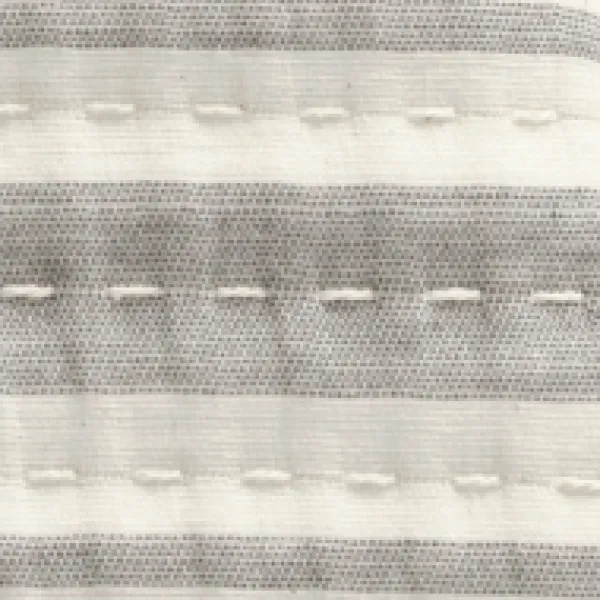 Quilts-Kirkland's Home Gray Pick Stitch Stripe King Quilt Gray/White