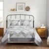 Quilts-Kirkland's Home Gray Reine-Marie Full/Queen 3-Pc. Quilt Set Gray/Yellow/White
