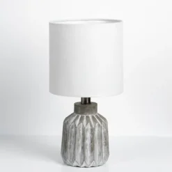 Table Lamps-Kirkland's Home Gray Ridge Table Lamp White