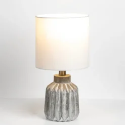Table Lamps-Kirkland's Home Gray Ridge Table Lamp White