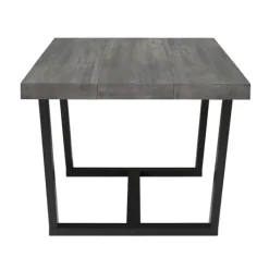 Dining Tables-Kirkland's Home Gray Solid Wood Madelyn Dining Table