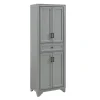 Cabinets & Sideboards-Kirkland's Home Gray Tara Pantry Cabinet