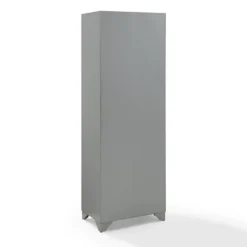 Cabinets & Sideboards-Kirkland's Home Gray Tara Pantry Cabinet
