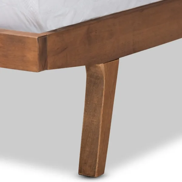 Beds & Headboards-Kirkland's Home Gray Tufted Headboard Queen Platform Bed Gray/Brown