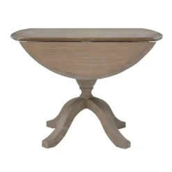 Dining Tables-Kirkland's Home Gray Wash Drop Leaf Dining Table