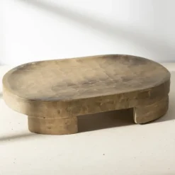 Decorative Accents-Kirkland's Home Gray Wash Mango Wood Riser
