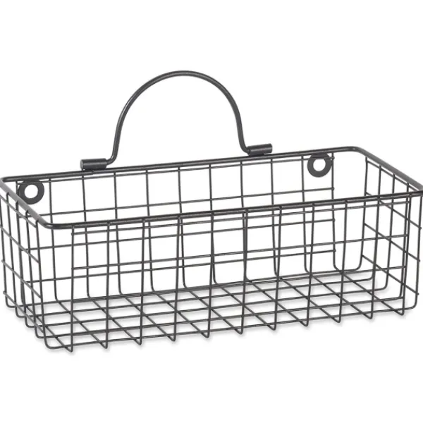 Shelves-Kirkland's Home Gray Wire Wall Baskets, Set Of 2