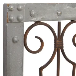 Wall Plaques-Kirkland's Home Gray Wood Traditional Scroll Wall Plaque Gray/Brown
