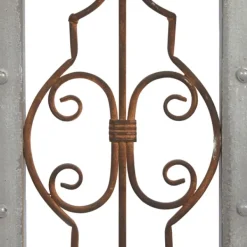 Wall Plaques-Kirkland's Home Gray Wood Traditional Scroll Wall Plaque Gray/Brown