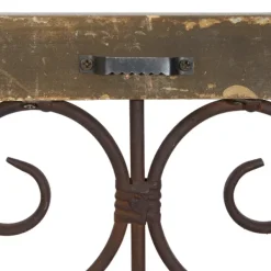 Wall Plaques-Kirkland's Home Gray Wood Traditional Scroll Wall Plaque Gray/Brown