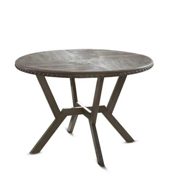 Dining Sets-Kirkland's Home Gray Wood Upholstered 5-Pc. Dining Set