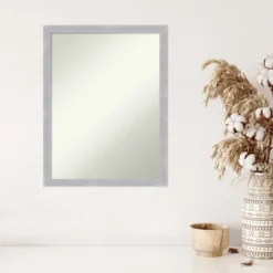 Decorative Mirrors-Kirkland's Home Grayson Brushed Nickel Framed Wall Mirror
