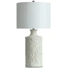 Table Lamps-Kirkland's Home Greecian Leaves Table Lamp White