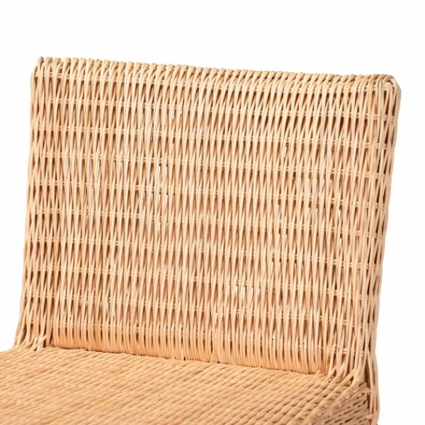 Bar Stools & Counter Height Stools-Kirkland's Home Greek Natural Rat Woven Counter Stool Tan