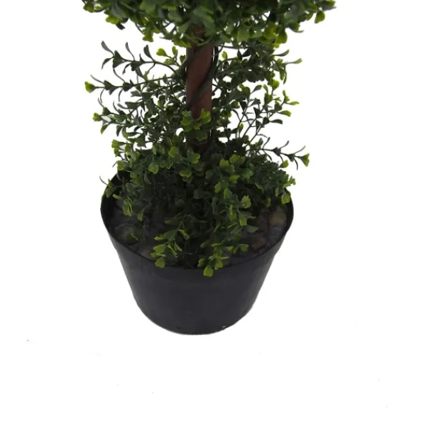Trees & Topiaries-Kirkland's Home Green Double Ball Boxwood Potted Topiary
