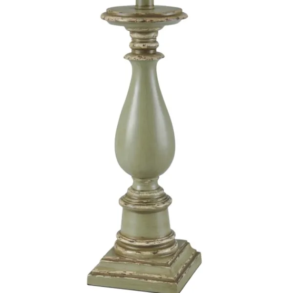 Table Lamps-Kirkland's Home Green French Country Table Lamp Ivory