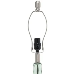 Table Lamps-Kirkland's Home Green Glass Ripple Table Lamp White