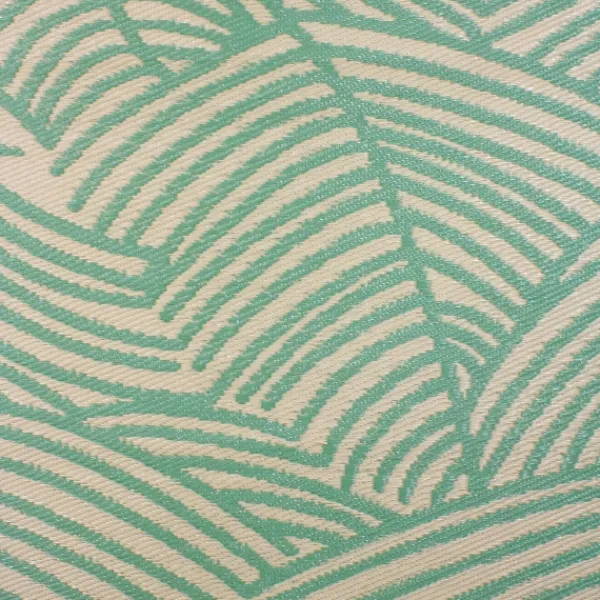 Outdoor Rugs-Kirkland's Home Green Palm Leaf Outdoor Area Rug, 4X6 Green/Tan
