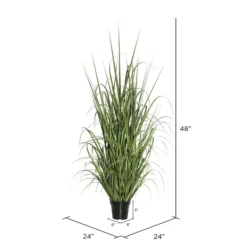 Trees & Topiaries-Kirkland's Home Green Ryegrass Potted Plant