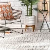 Outdoor Rugs-Kirkland's Home Gretchen Tribal Outdoor Area Rug, 5X8 Gray