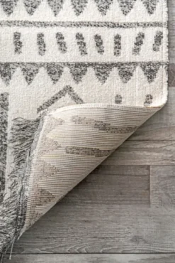 Outdoor Rugs-Kirkland's Home Gretchen Tribal Outdoor Area Rug, 5X8 Gray
