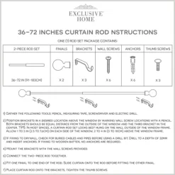 Curtain Rods & Hardware-Kirkland's Home Gunmetal Open Sphere Curtain Rod, 72 In.