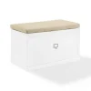 Entryway Furniture-Kirkland's Home Halie Modern Upholstered Storage Bench